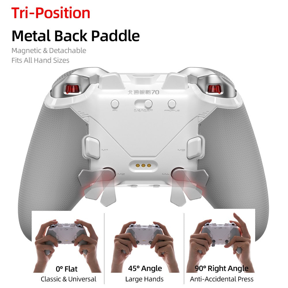 Beitong Kunpeng 70 Elite: AI-Enhanced Wireless Controller with Adaptive Triggers for Switch 2, PC, Mobile & Teams