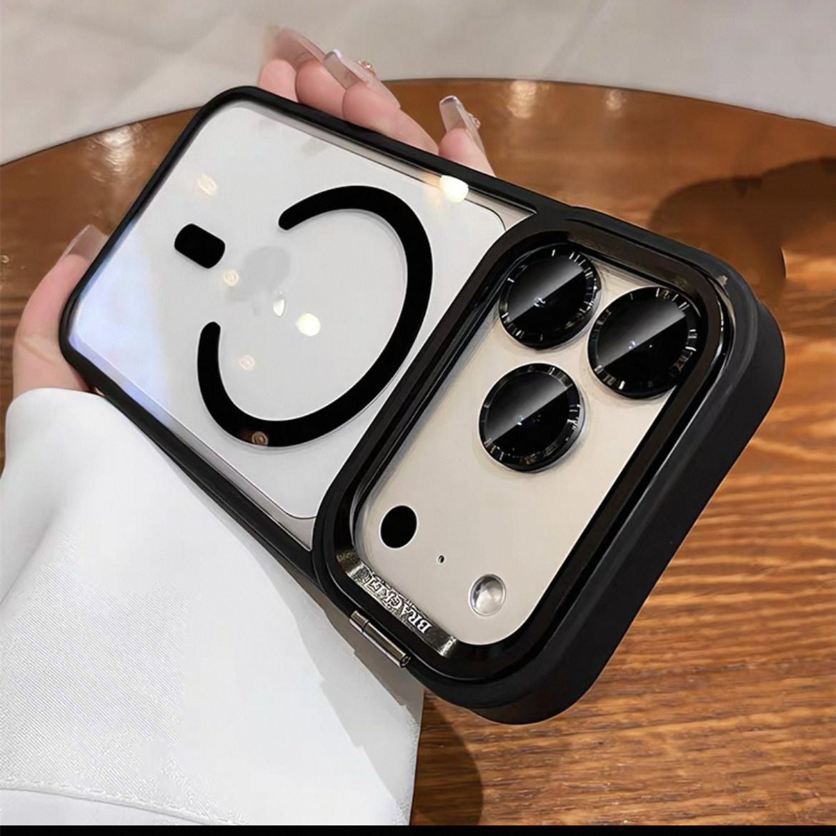 for iPhone 17 Camera Bracket for Magsafe Case for iPhone 17 Pro Max Air Wrist Strap Lens Film ShockProof Wireless Charging Cover