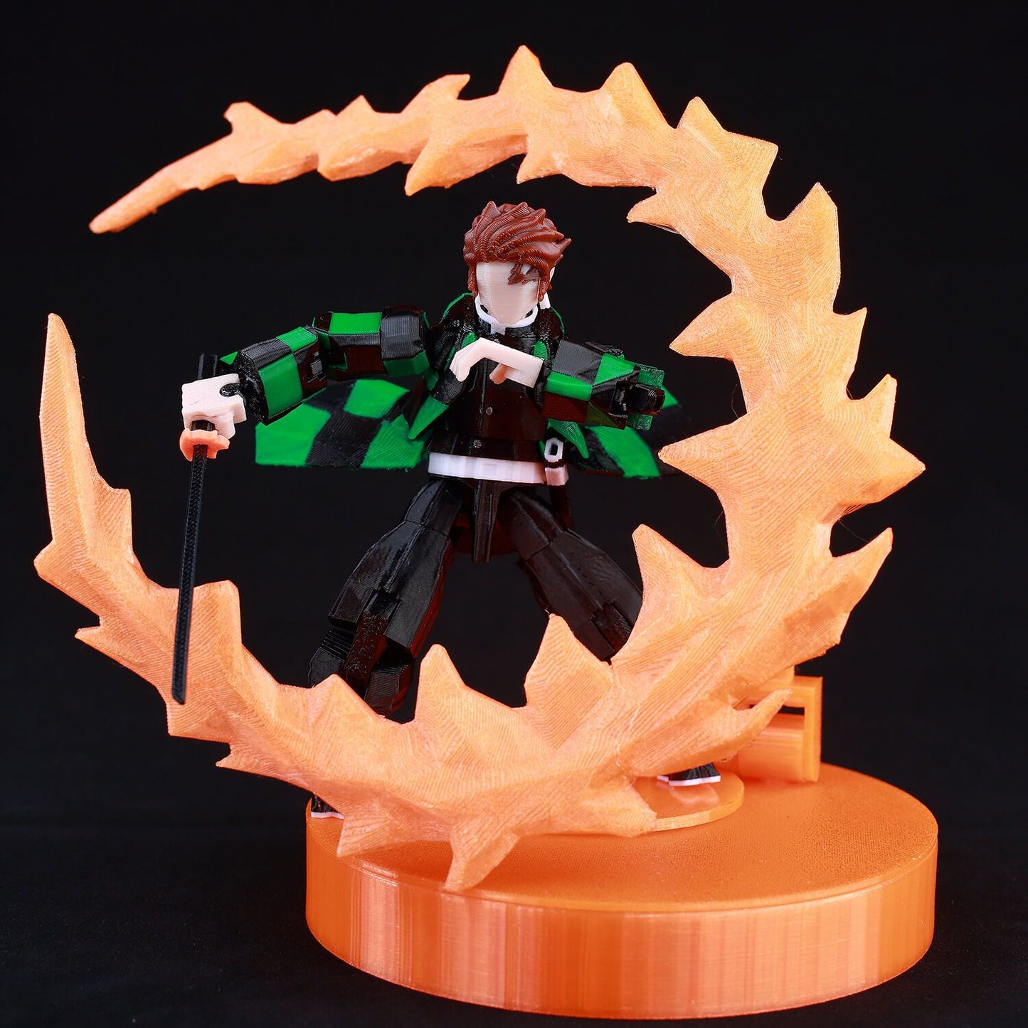 AKAZA Tanjiro Kamado Lucky Dummy 13, de Demon Slayer, impresso em 9L3D, figuras de ação articuladas Mannequin Toys para fãs de anime