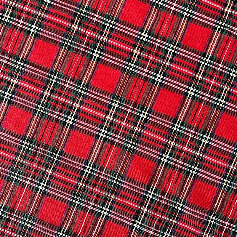 1pc Christmas Checkered Tablecloth Rectangle - Red Buffalo Plaid Cotton Gingham Xmas Table Cloths, Winter Farmhouse Table