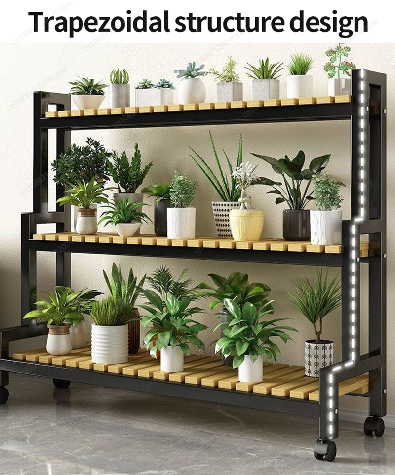 Floor-standing Plant Stand, Flower Stand, Flower Shelf, Planter Rack, Storage Organizer, Display  Garden, Balcony, 2, 3, 4Tier