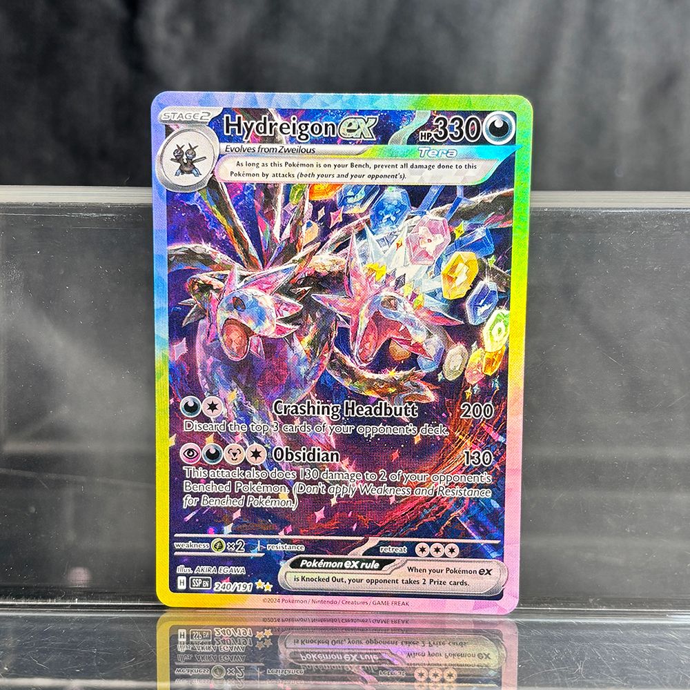 Cartas Avulsas Metalizadas PKM Pikachu Charizard EX Bubble Mew Jogo Cartas Raras de Coleção PTCG Cartas Proxy Arco-Íris