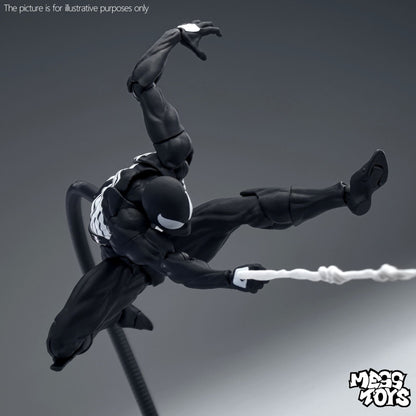 Mess Toys Boneco Homem-Aranha Terno Preto Vizinho Simbionte MessToys Boneco de Ação Vizinho Escarlate Brinquedo CT Toys Homem-Aranha Preto Vermelho