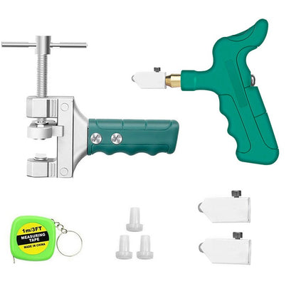Cortador de Vidro Profissional Ferramentas de Corte Diamante Ferramenta de Corte de Azulejo de Vidro Manual Conjunto de Ferramentas de Construção DIY para Azulejo de Vidro