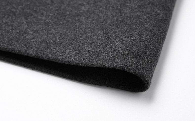 Winter Jacket Men Wool Pea Coat Oversized Overcoat Solid Business Casual Coat Men's Clothing Woollen Coats 4XL AF2011