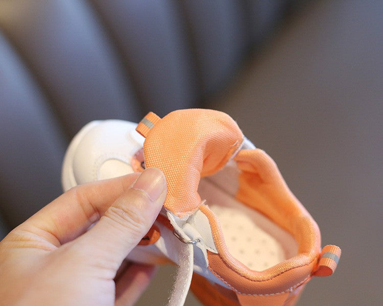 Size 20-31 Children Wear-resistant Casual Sports Shoes Baby Anti-slip Toddler Shoes Girls Boys Kids Soft Bottom Running Sneakers