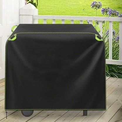 420D Rainproof Outdoor BBQ Cover,Gas Dustproof Oxford Tent Barbecue Cover Waterproof Strips Grill Rack Protective Oven Hood