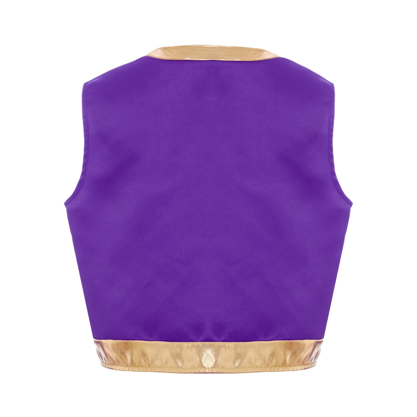 Boys Girls Halloween Toad Game Character Vest Open Front Loose Waistcoat Carnival Theme Party Super Brother Role Play Costume