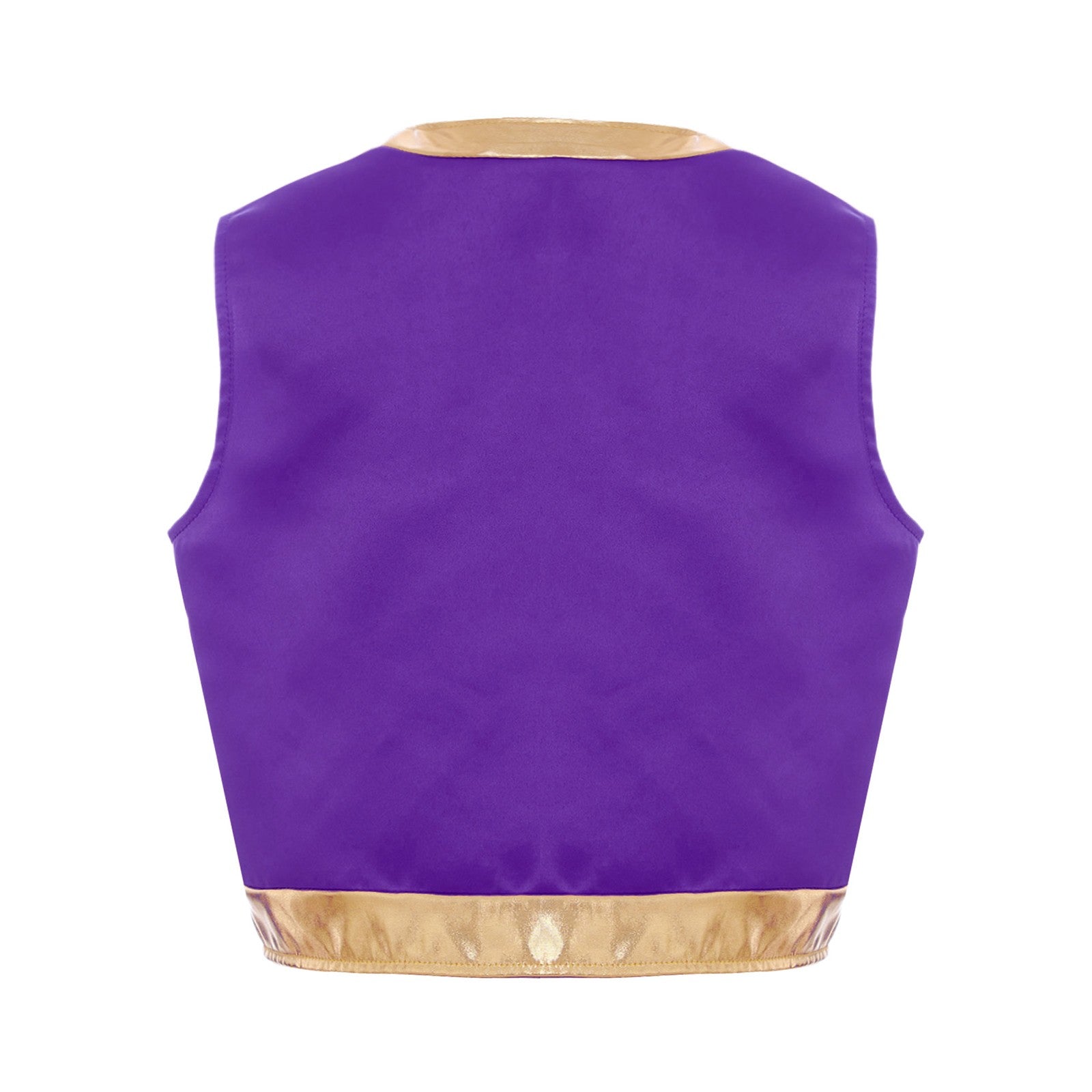Boys Girls Halloween Toad Game Character Vest Open Front Loose Waistcoat Carnival Theme Party Super Brother Role Play Costume