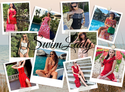 2024 Vintage Pattern Printed One Piece Swimsuit Swimwear Bikini Set Women Beachwear Clearance Wholesale