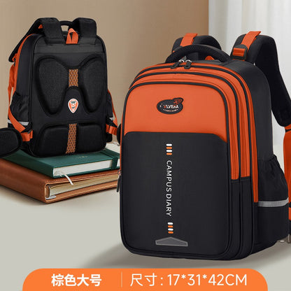 Mochila escolar estilo casual simples coreano para meninas, mochila para crianças do ensino fundamental e médio, bolsa para idades de 6 a 12 anos