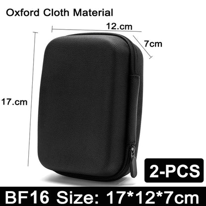 Earphone Data Storage Bag Oval Square Rectangle Cable Organizer Bags Mini Zipper Pouch Tech Gadgets Portable Charger U Disk Case