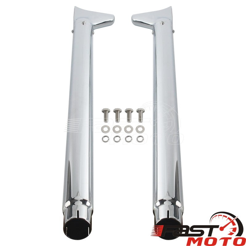 Motorcycle Fishtail Exhaust Muffler For Harley Softail Deluxe EFI FLSTNI Deuce FXSTDI Heritage Classic Engine Exhaust System