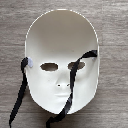 Blank Face Mask Cosplay DIY White Hand-Painted Doodle Thicken Plastic Masks Carnival Masquerade Halloween Party Costumes Props
