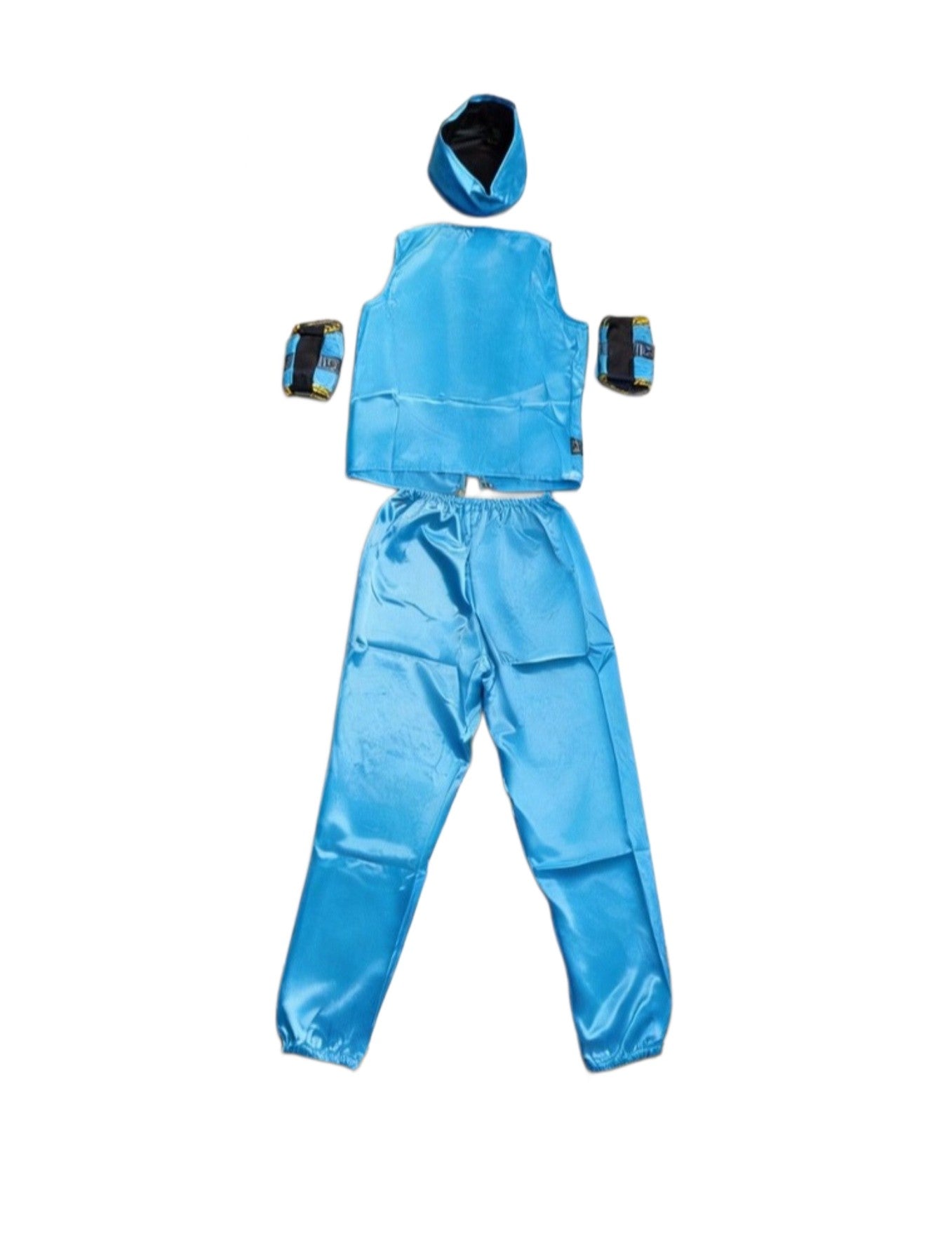 Boys Light Blue Egyptian Prince 4-Piece Costume Set