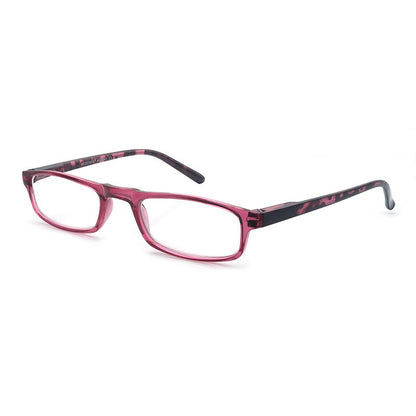 Women Men Reading Glasses Classic Small Rectangle Frame Spring Hinge Ulrta Comtable Wear Readers Eyeglass with Diopters