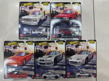 2026 Novas Hot Wheels Premium Boulevard 29 Nissan 300ZX/BMW M3 GTR Pontiac Toyota Dodge Carros de Brinquedo Diecast Escala 1:64 Presente Para Meninos