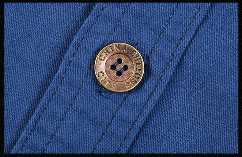 Men's Streetwear Casual Button Down Military Cargo Shirt Short Sleeve Cotton Dress Shirts For Hiking Fishing Golf Polos Shirts