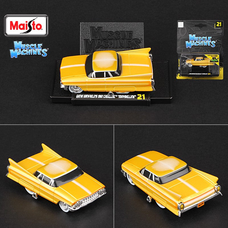 Conjunto de veículos Maisto 1:64 Ferrari Ford Chevrolet Shelby Buick Toyota Audi Nissan Muscle, série de modelos de carros em miniatura Die Cast