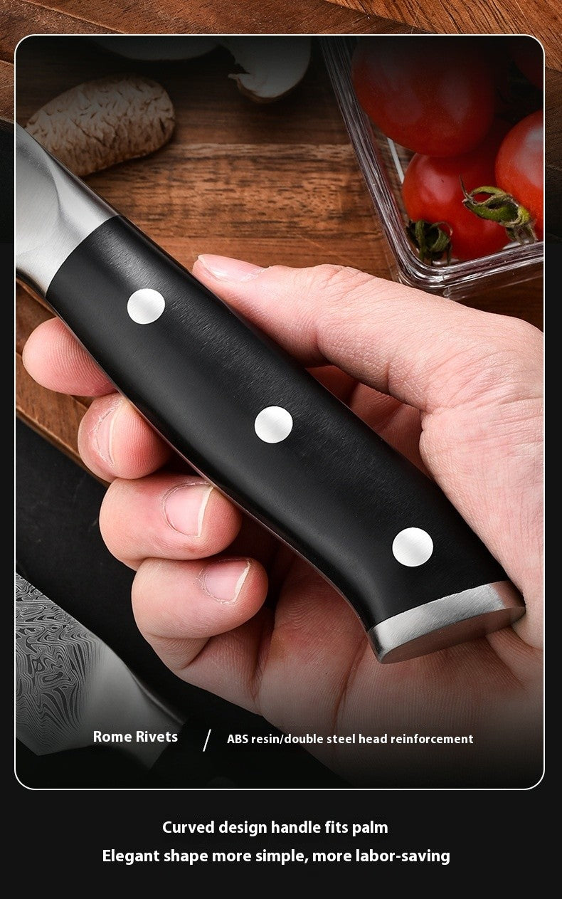 1/2/4/6 Pcs Stainless Steel Household Serrated Steak Knife For Dinner Serrated Table Steak Knife ABS Handle Steak Knife Sets