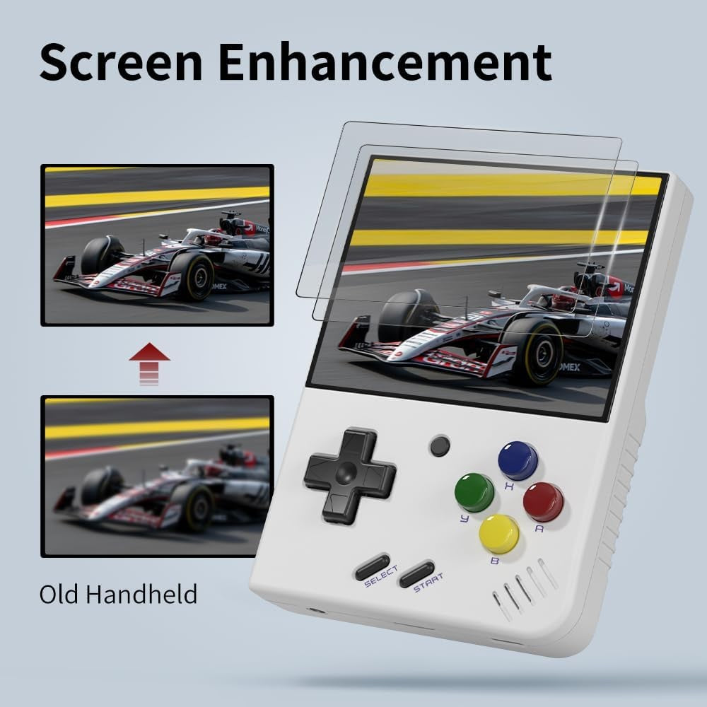 MIYOO Mini Plus Portable Retro Handheld Game Console 3.5"IPS HD Screen Mini+ Players Children's Gift Classic Gaming Emulator