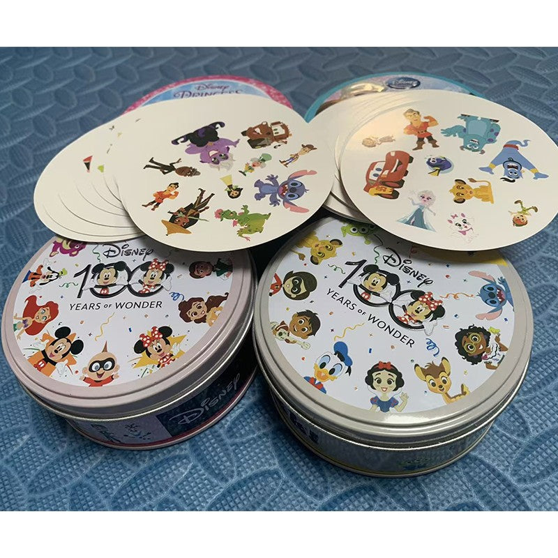 Disney 100 YEARS of WONDER Card Board Games Iron Box Toys Family Funny Holidays Camping Sports Friends Christmas Halloween Gifts