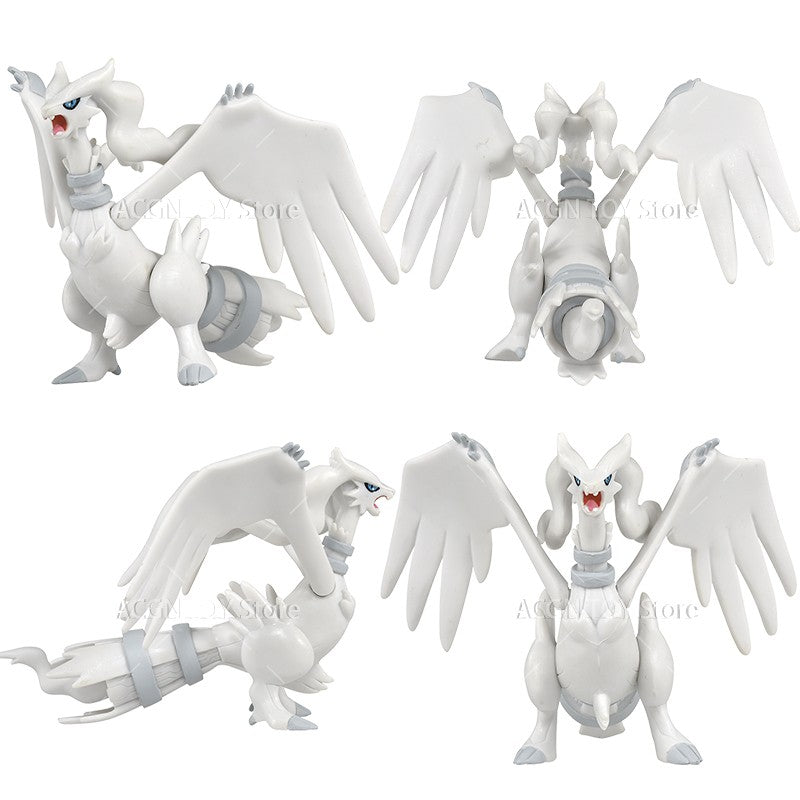 Bonecos e figuras de ação Pokémon TOMY originais: Zacian, Zamazenta, Reshiram, Arceus, Lunala, Rayquaza, Giratina, Zygarde, Palkia, Kyogre - Brinquedos de PVC