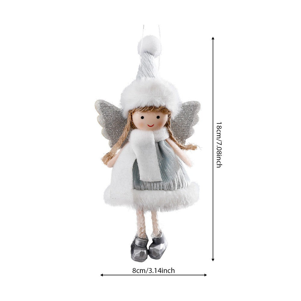 2024 New Year Gift Cute Christmas Angel Doll Xmas Tree Ornament Noel Deco Christmas Decoration for Home Natal Navidad 2023 Decor