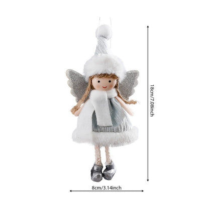 2024 New Year Gift Cute Christmas Angel Doll Xmas Tree Ornament Noel Deco Christmas Decoration for Home Natal Navidad 2023 Decor