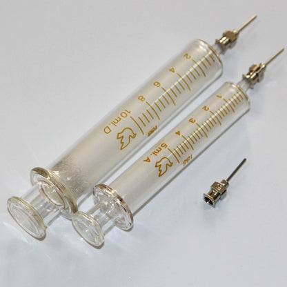 RELIFE 5ml 10ml Seringa de Vidro com Agulha de Metal para Reparo de Celular BGA Montagem de Esferas PCB Óleo Solda Fluxo Ferramenta Seringa