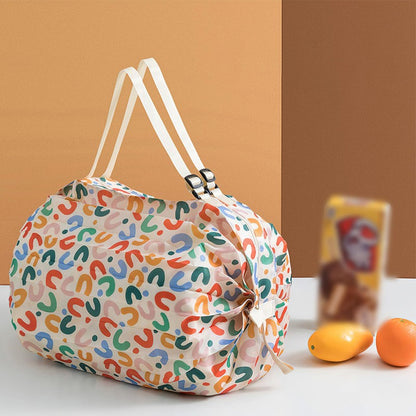 1pc Foldable Shopping Bags Foldable Storage Bag With Handle Portable Travel Camouflage Handbags Large Capacity Nylon Bag