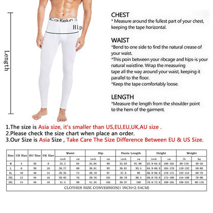 Calças Térmicas Masculinas, Legging Fina, Calça Comprida Forrada de Lã Grossa Justa, Calças Masculinas Quentes para Outono Inverno