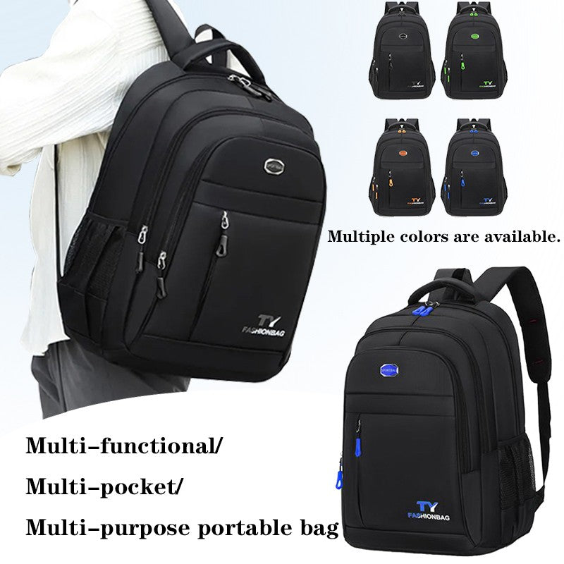 Mochila Masculina Feminina Leve Moderna Durável Casual de Ombro com Vários Bolsos para Uso Diário Escolar e em Viagens