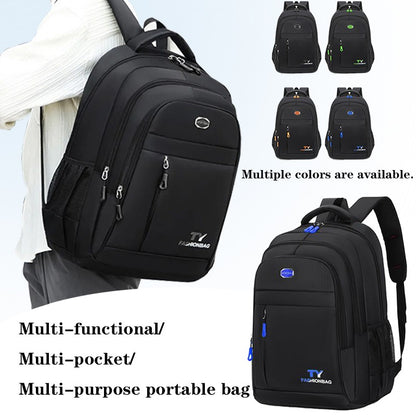 Mochila Masculina Feminina Leve Moderna Durável Casual de Ombro com Vários Bolsos para Uso Diário Escolar e em Viagens