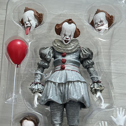 Boneco NECA Pennywise Coringa A Coisa de Stephen King Pennywise Coringa Palhaço Modelo Brinquedo de Terror de Halloween Presentes de Natal e Aniversário