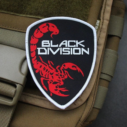 Tarkov Embroidered Patch Knight MMAC Black Division Bogatyrs Tactical Armband Velcros Patches for Clothing Backpack Accessories