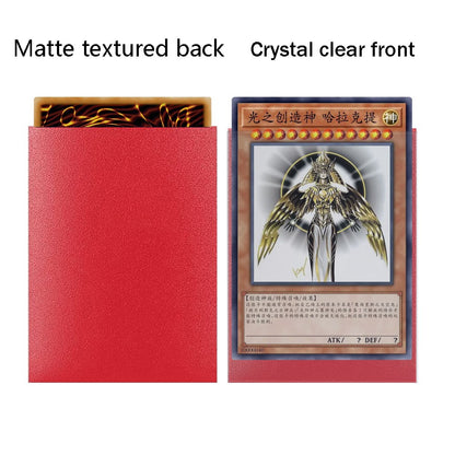 100 Unidades Protetores de Carta Tamanho Japonês 62×89mm para Cards de YGO Capa Fosca para Cartas Esportivas