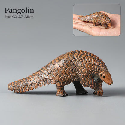 Conjunto de Brinquedos Montessori de Animais Selvagens - Leão Elefante Antílope Miniaturas de Animais Figuras de Ação Zoológico Presente Educacional para Crianças