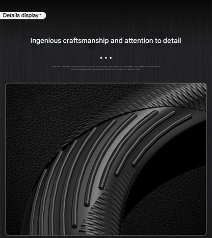 Capa de volante de silicone universal para carro redondo quatro estações