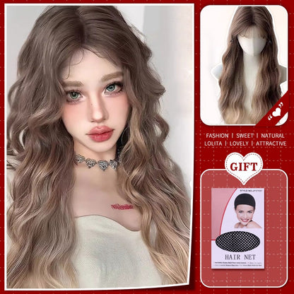 Peruca Sintética Lolita Curta Cacheada 12 Polegadas Doce E Adorável Dourado-Branco Natural Fofa Cabelo Ondulado Cosplay Peruca De Cabeça Cheia Para