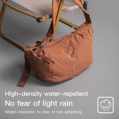 LEFF Simple Women's Crossbody Bag 2025 New Travel Casual Bag Outdoor Waterproof High Quality Shoulder Bag Uinsex Solid Colored