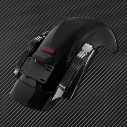 Motorcycle Rear Fender System Extension LED Fascia Set For Harley Touring 2009-2024 CVO Road Street Glide FLHR Ultra Limited