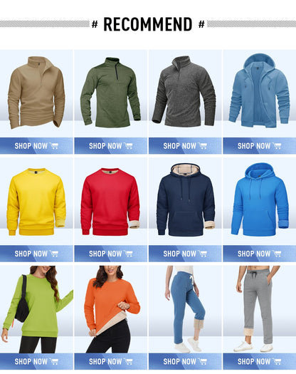 TACVASEN Waterproof Fleece Lining Windbreaker Mens Winter Work Jackets Zipper Pocket Casual Coats Full Zip Outwear Tops