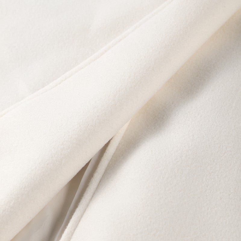 Elegant Women's Overcoat Stand Collar Single Breasted Full Sleeve Solid Female Long Coats 2025 Autumn Fashion Chic Lady Outwear