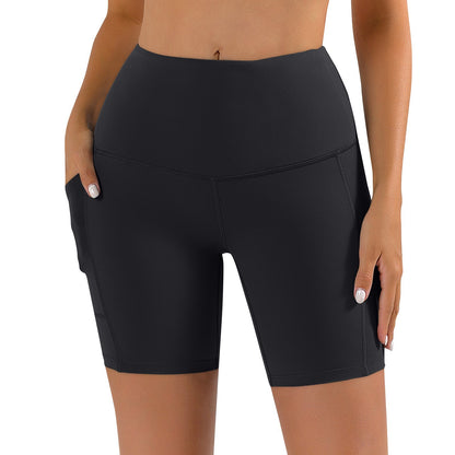 Women Sports Short Yoga Shorts High Waist Breathable Soft Fitness Tight Women Yoga Legging Shorts Cycling Athletic Gym Shorts
