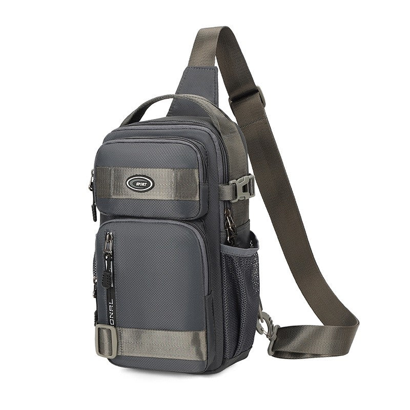 Men Riding Backpack Large Capacity Chest Bag Lightweight Crossbody Sling Bag Casual Outdoor Shoulder Pack for Men Crossbody Bags