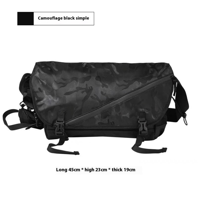 Causal Nylon Shoulder Man Bag Japanese Teenager School Laptop Sling Men's Bag Streetwear Travel Cross Bag Messenger Bags for Men