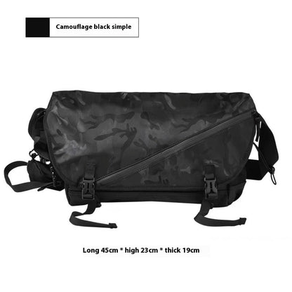 Causal Nylon Shoulder Man Bag Japanese Teenager School Laptop Sling Men's Bag Streetwear Travel Cross Bag Messenger Bags for Men