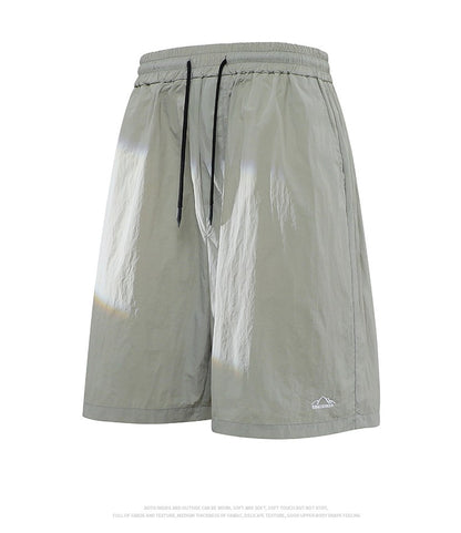 Men's Summer Embroidery Shorts Fashion Shorts Jogging Breathable Short Pants Male Shorts Casual Pants Simple Baggy Sports Shorts