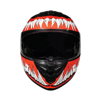 Capacete de motocicleta quente e elegante de inverno com rosto completo e capacete completo e inversão de lente dupla